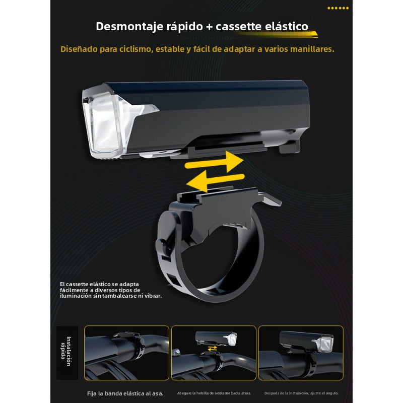 Linterna resistente al agua para bicicleta