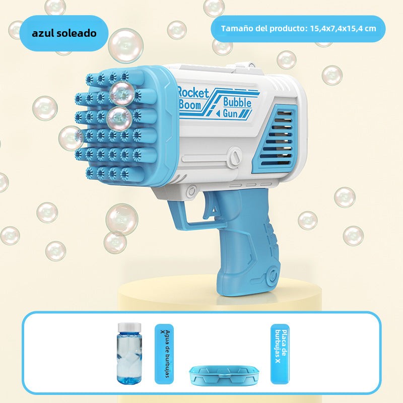 Pistola de Burbujas para Niños de 32 Agujeros