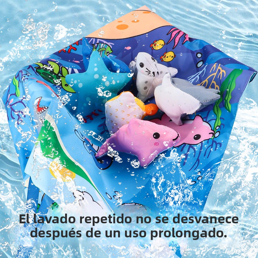 Alfombra de Juego para Bebés con Animales – Alfombra de Actividades y Bolsa de Almacenamiento