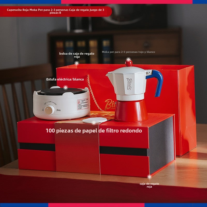 Juego de Cafetera Bincoo: Set de Espresso Casero Mini Cafetera
