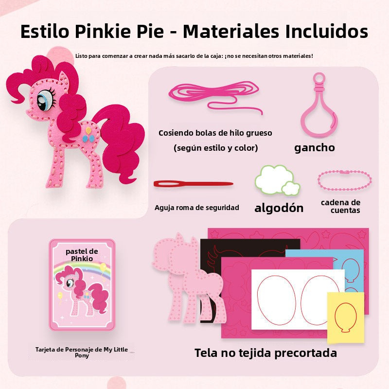 Kit de Manualidades para Niños – Llavero de Pequeño Pony Decorativo