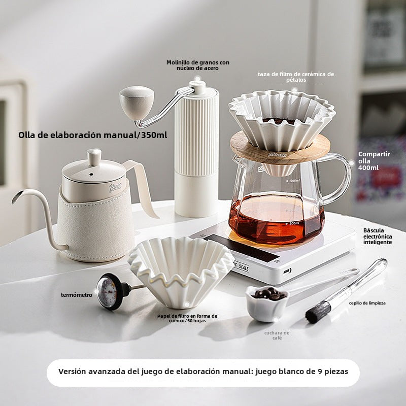 Set de Molino, Tetera y Báscula – Regalo para Amantes del Café