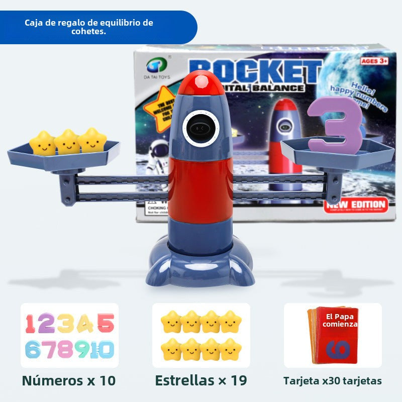 Juguete Educativo para Aprender Matemáticas: Balanza Numérica divertida