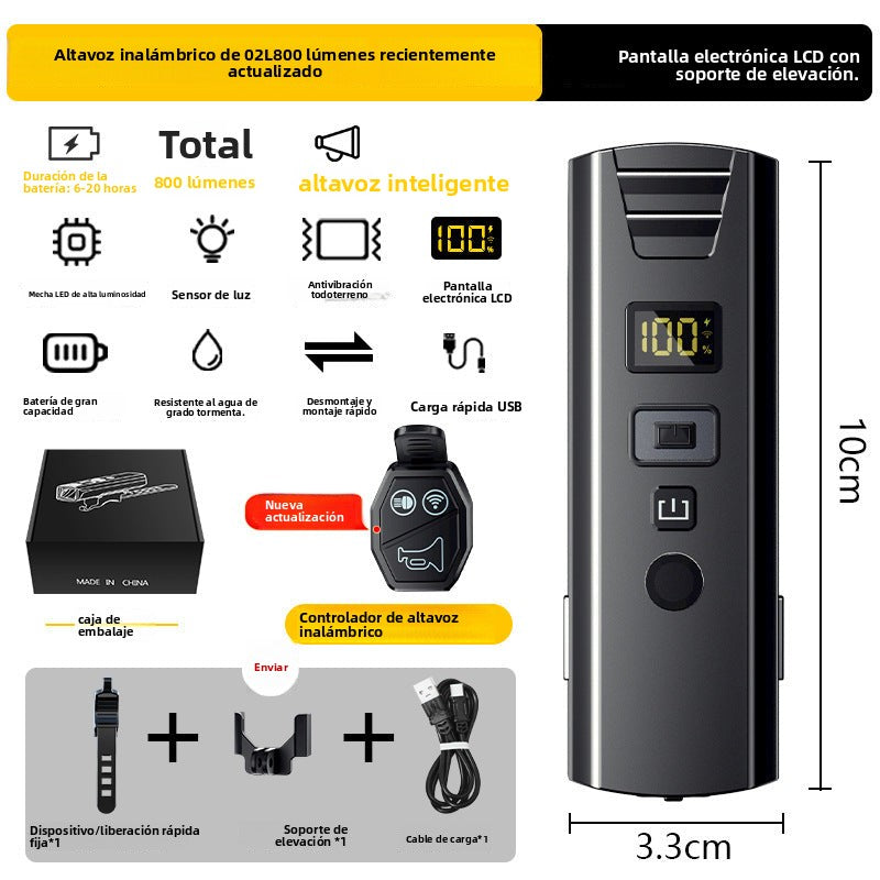 Linterna Para Bicicleta De Alta Potencia – Luz LED Recargable Resistente Al Agua Para Ciclismo