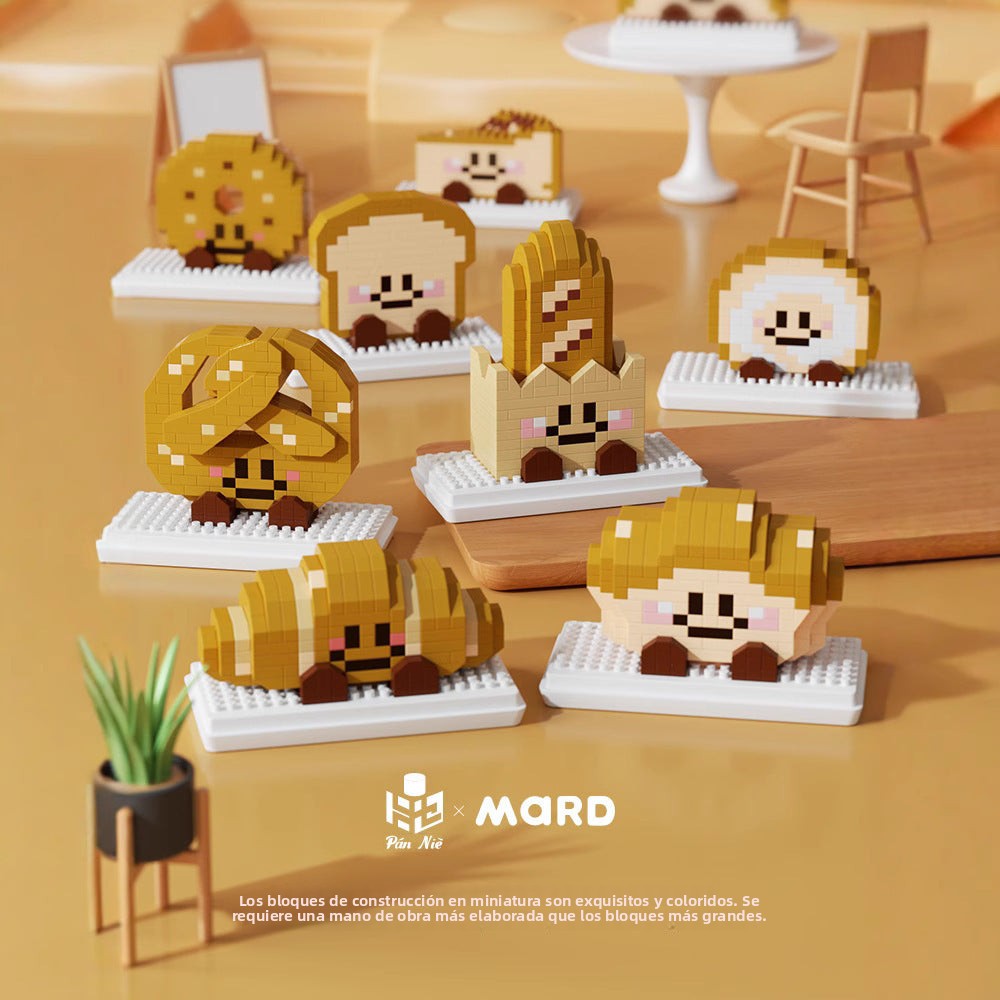 Juego creativo de construcción temática de panadería