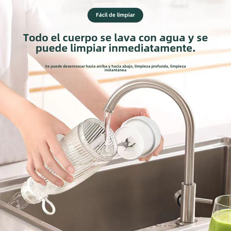 Licuadora portátil de jugos: Multifuncional, recargable y adecuada para estudiantes