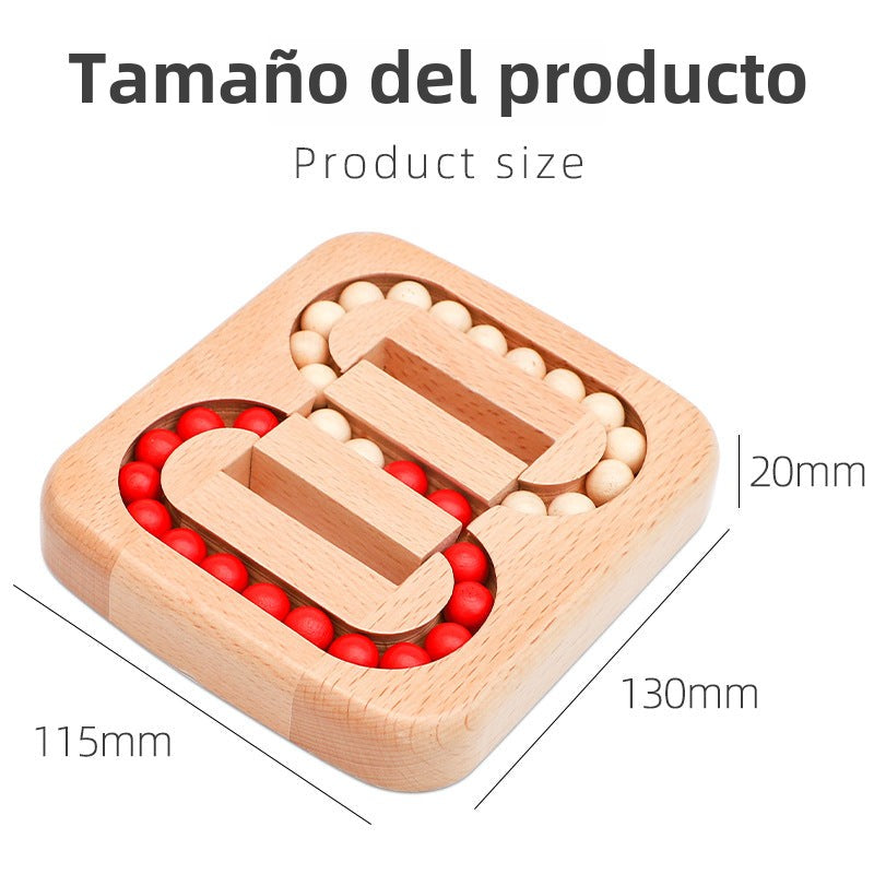 Juguete de Madera Laberinto de canicas y Rompecabezas de Ingenio